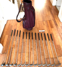 Mens KOTECO Full Golf Clubs Set 14 Irons And Woods Right Handed + Leather Bag