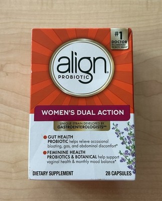 Align Probiotic Supplement Women's Dual Action - 28 Capsules Exp: 06/2026