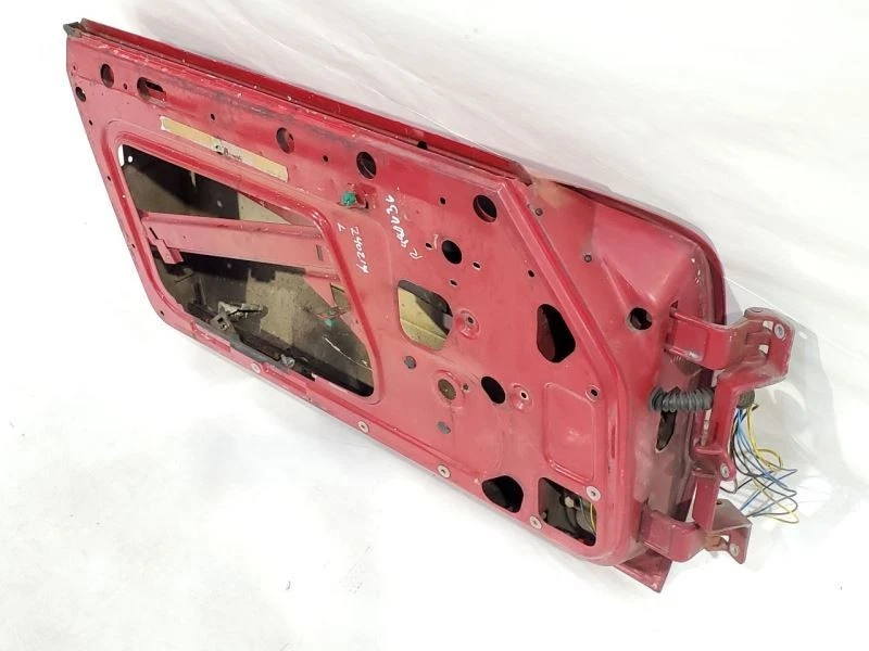 1987 Alfa Romeo Spider Veloce OEM Front Left Red Convertible Door - Image 4 of 4
