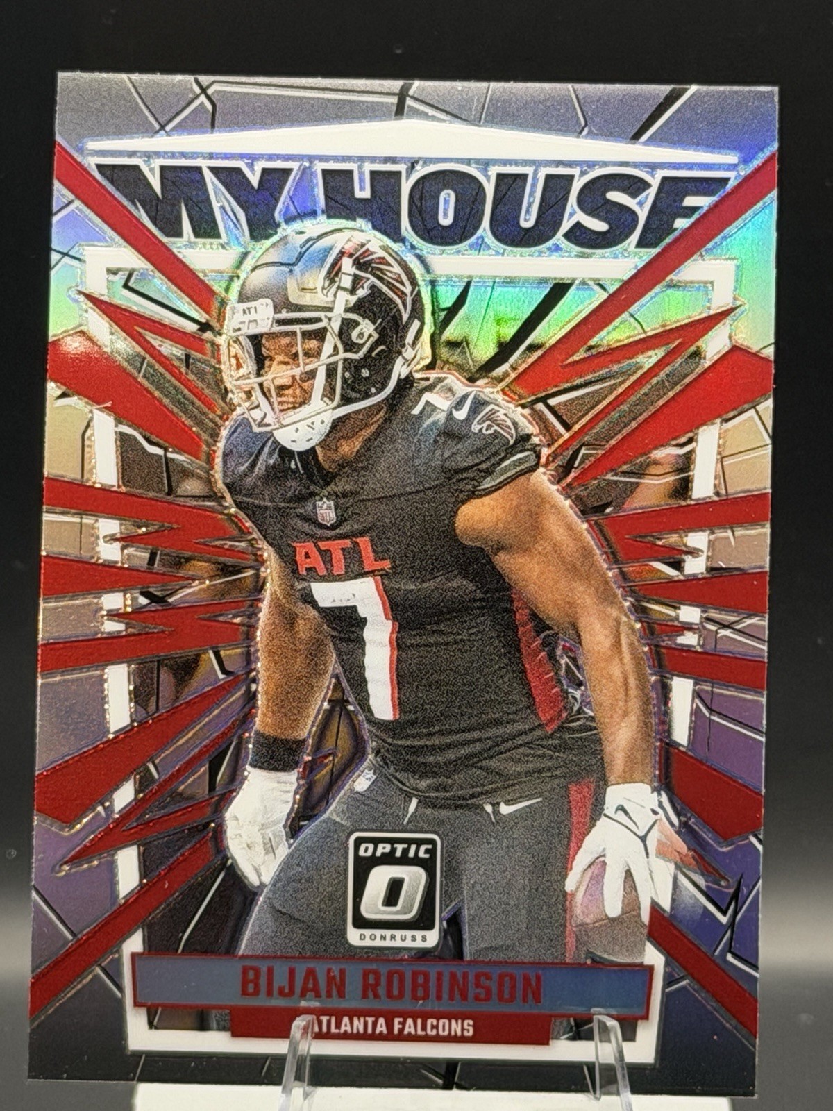 2023 Panini Donruss Optic Football - Bijan Robinson - Silver My House RC #4