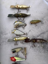 Vintage 10 Fishing Lure Lot