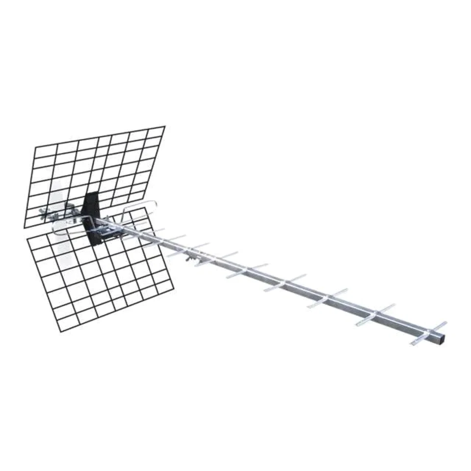 Antenne TV Extérieure UHF Metronic 12 Éléments TNT Numérique Anti-4G 20dB - Photo 1/1