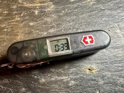 Victorinox voyager onyx retired time  couteau suisse vintage collector - Photo 1/4