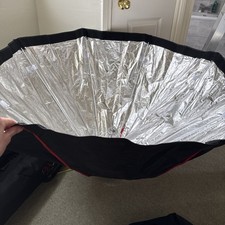 PIXAPRO 120cm Non Recessed Octagonal Softbox with grid S type fitting