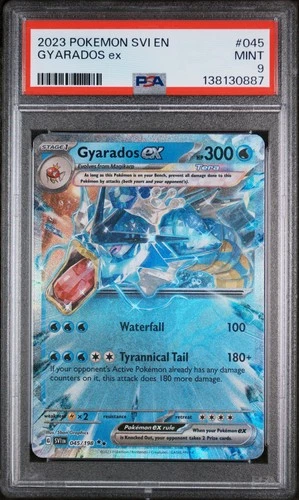 2023 POKEMON SVI EN-SCARLET & VIOLET #045 GYARADOS EX PSA 9