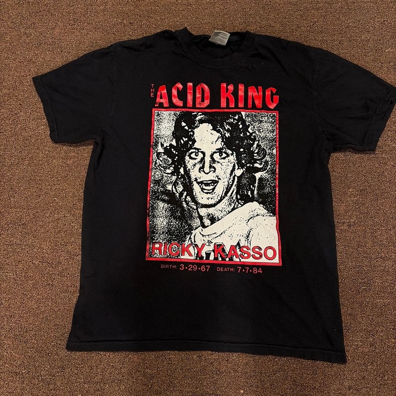 Ricky Kasso Acid King Mens T-Shirt Large Black