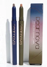 NEW PEAR NOVA EYE DUO STICK EYE SHADOW + LINER AZURITE & UNAKITE FULLSIZE  NIB