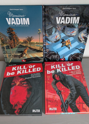 4x Comics - Kill or be killed (Splitter)  & Monsieur Vadim (Bunte Dimensionen)