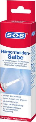 SOS Hämorrhoiden Salbe 30G Tube Zur Minderung Von Entzündungssymptomen Bei Hämor