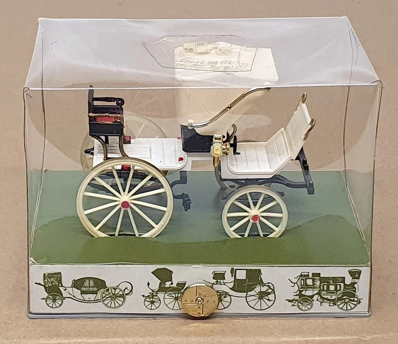 Brumm Historical 1/43 Scale No. 7 - 1850 Spyder Horse Drawn Carriage - White - Image 3 of 4