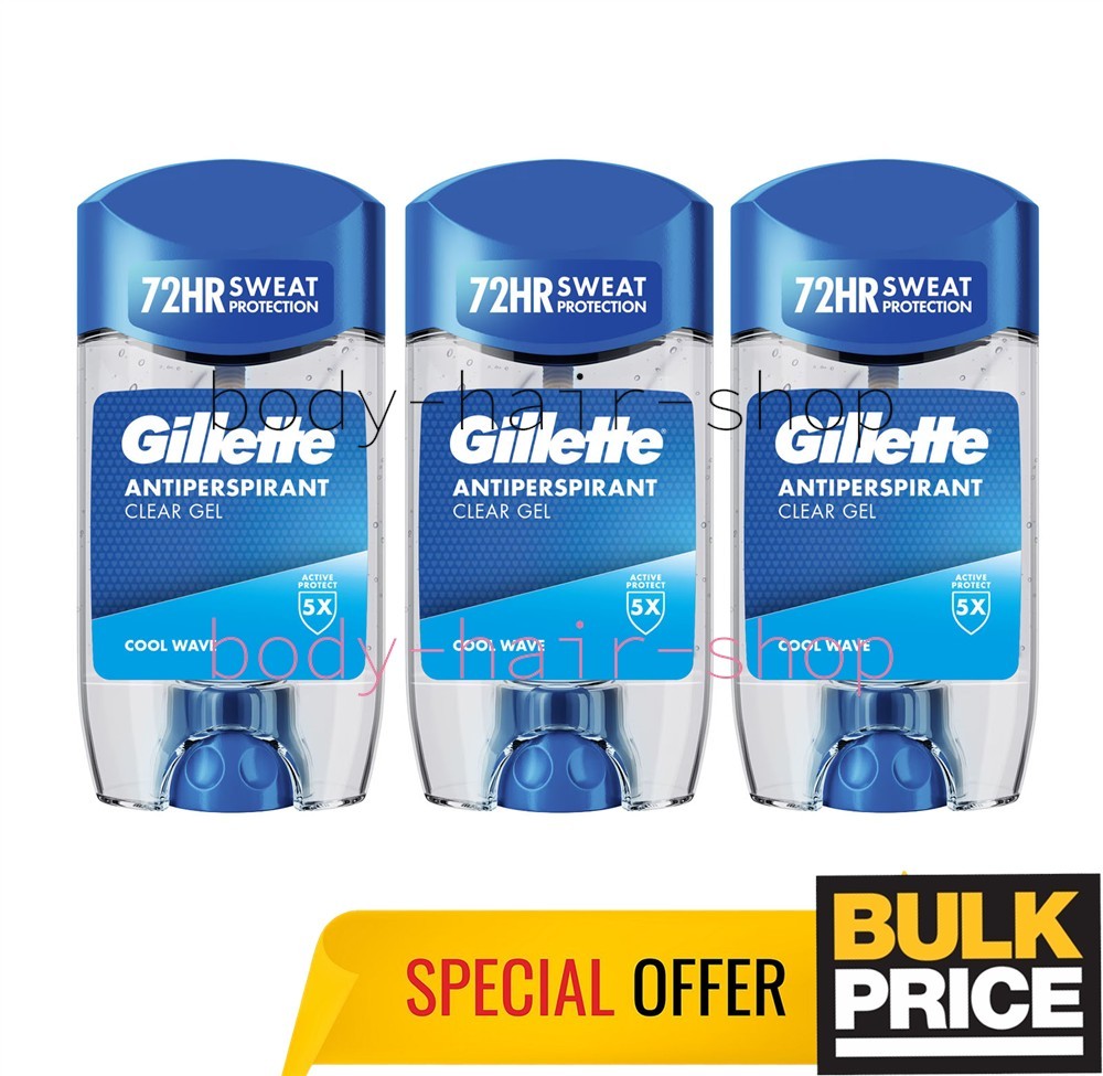 Gillette Deodorant Stick Antiperspirant Cool Wave Men 70ML - Image 8