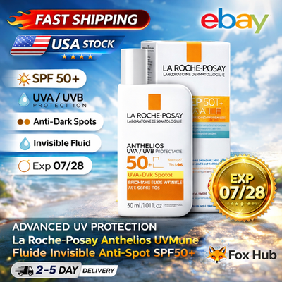 #ad La Roche Posay Anthelios UVMune Fluide Invisible Anti Spot SPF50 50ml Exp 07 28 $27.99