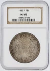1882-S Morgan Silver Dollar NGC MS63 S$1 San Francisco Minted No Reserve