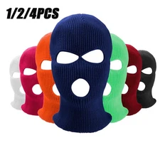 3 Hole Full Face Mask Winter Ski Cap Balaclava Beanie Tactical Thermal Warm Hat