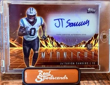 2024 Topps Midnight Ja'Tavion Sanders Rookie Horizon Signature Auto RC 53/75