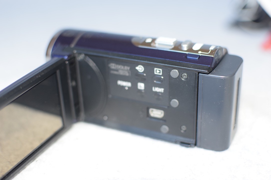 Sony DCR-SX44 Handycam Camcorder Blue W Manual 16GB SD Card Tested