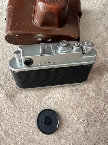Zorki 4 rare rangefinder film Camera lens Industar-50+cap,exccelent condition - Picture 3 of 8