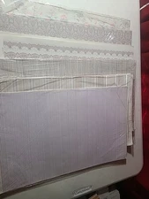 Mixed Wallpaper for Miniature Dollhouses. See Description for Details