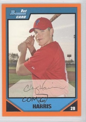 2007 Bowman Prospects Orange 42/250 Clay Harris #BP107 0b3