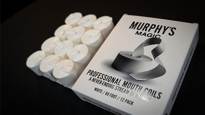 Professionelle Mundspulen 60 Fuß weiß (12 Stück) von Murphy's Magic