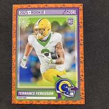 Terrance Ferguson 2025 Score A Treat Rookie Card #72 Los Angeles Rams. rookie card picture