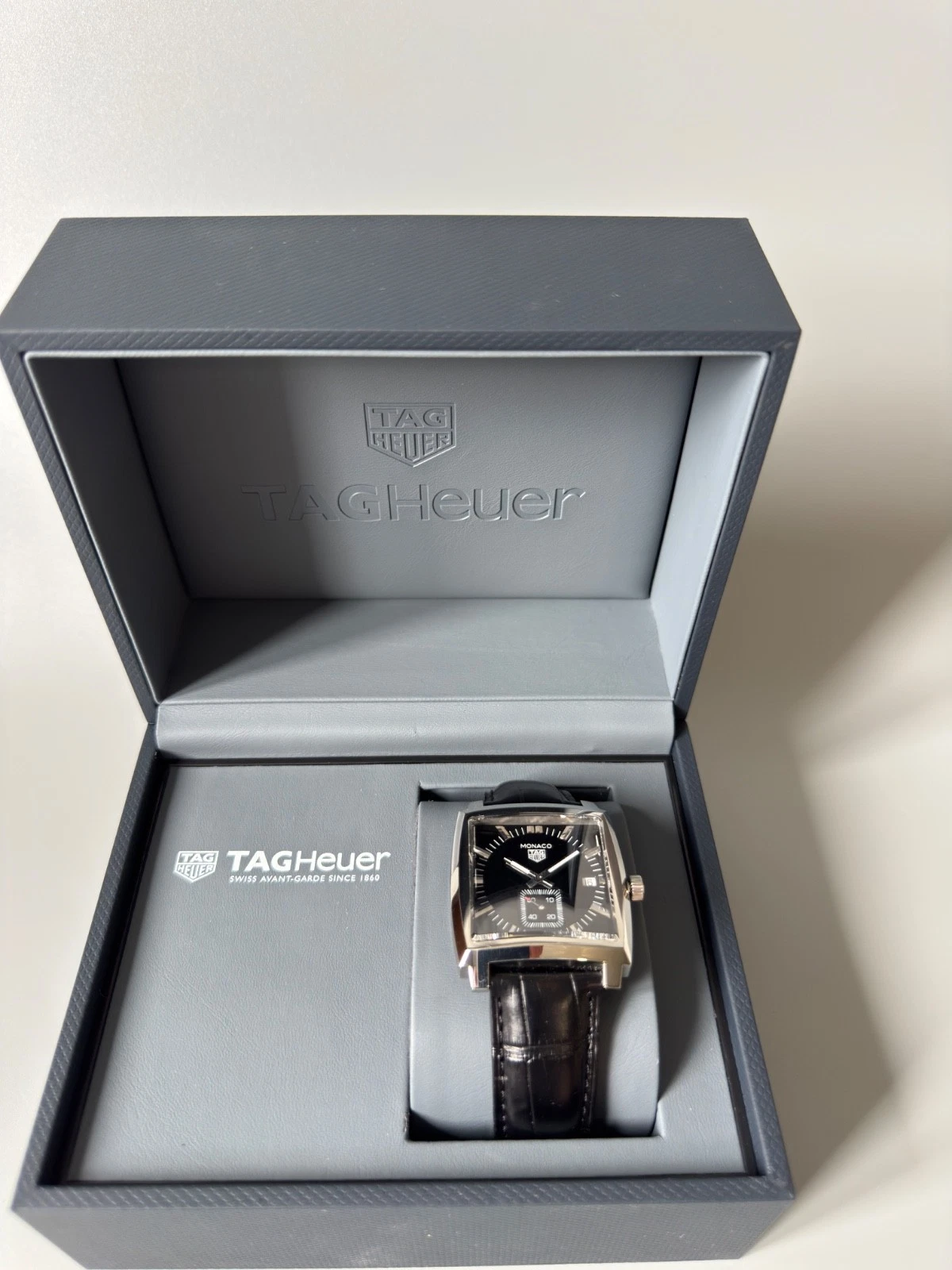 TAG Heuer Monaco Men's Black Watch - WAW131A.FC6177