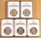 1959-1963 Proof Franklin Half Dollars NGC PF67 - 5 Coins