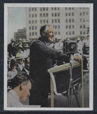 1930's Historical Figures #202 PRESIDENT FRANKLIN D. ROOSEVELT German Card EX