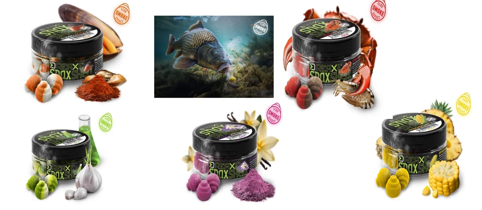 Boilies Dumbells D-SNAX Wafters SHELLS  Method  Feeder Köder SMOKER  10 mm-14 mm - Bild 2 von 4