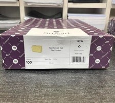 Smead File Folder Reinforced 1/3-Cut Tab Assorted Positions Legal Size Manila...