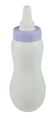 Großer Schnuller hellblau- rosa und Babyflasche Kostümzubehör Karneval  - Bild 1 von 2