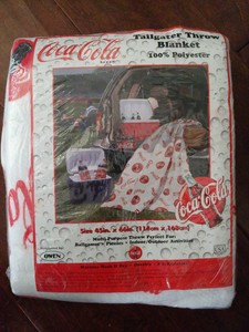 Coca-Cola Roll Up Travel Blanket Throw by Hitwear ...
