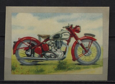 Norton Big 4-E-S-2 1951 Vintage 1950s Dutch Trading Card No. 263