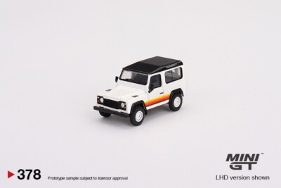 Mini GT 1:64 Land Rover Defender 90 Wagon White #378 | eBay