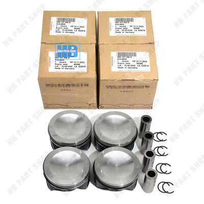 4x Pistons Rings Set Φ82.51mm / Φ21mm For VW Golf Scirocco R AUDI S3 TTS 2.0TFSI