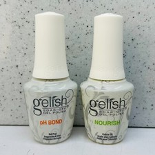 Gelish Harmony pH BOND deshidratador preparación de uñas + aceite de cutícula NOURISH 0,5 oz 15 ml