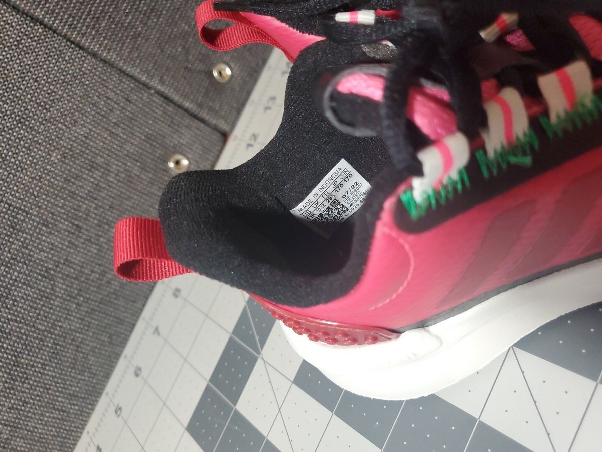 Adidas LEGO x Racer TR Big Kid 'Pulse Magenta' GX1993 - Rare