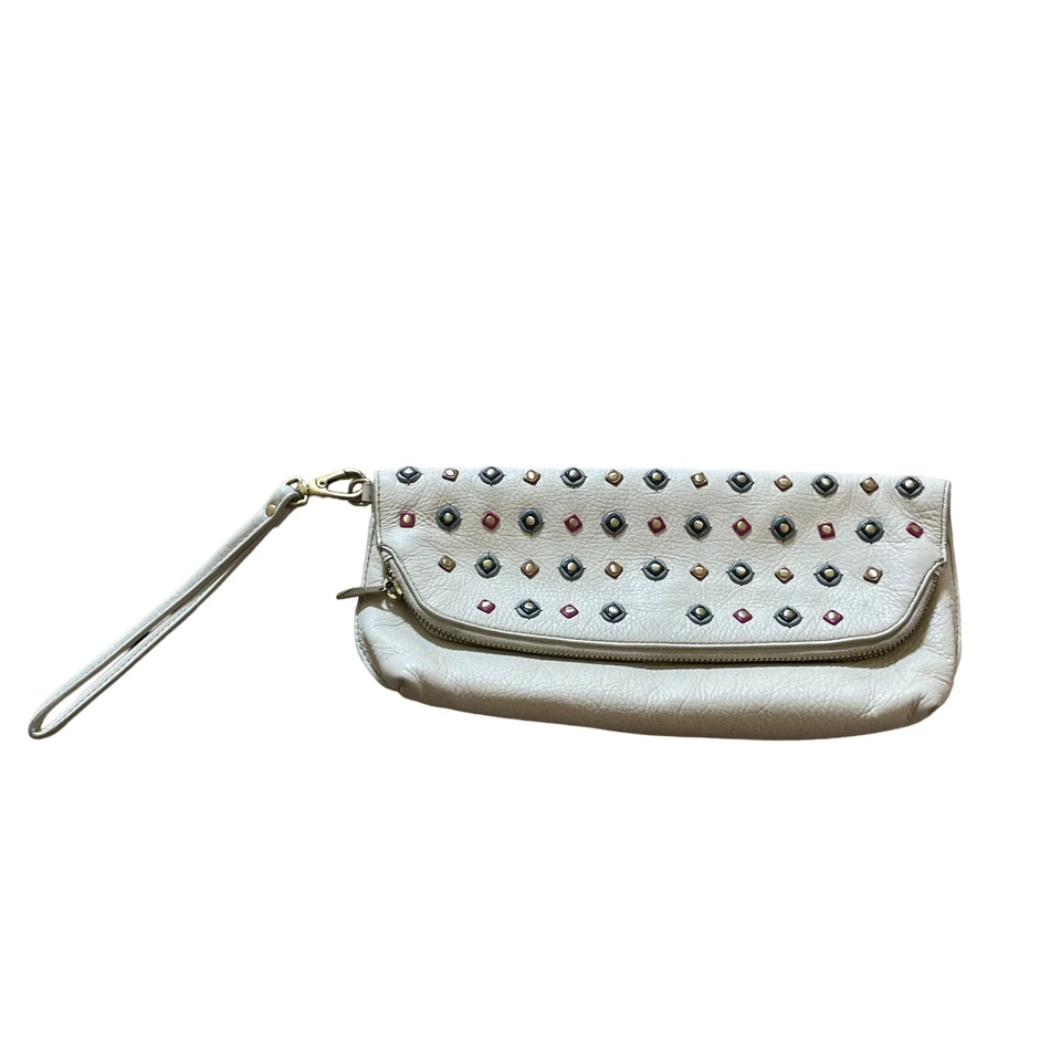 Bolso Muñequera Plegable Preston Con Cuentas Adornado Fósil RARO Para Mujer Foto 2 de 4