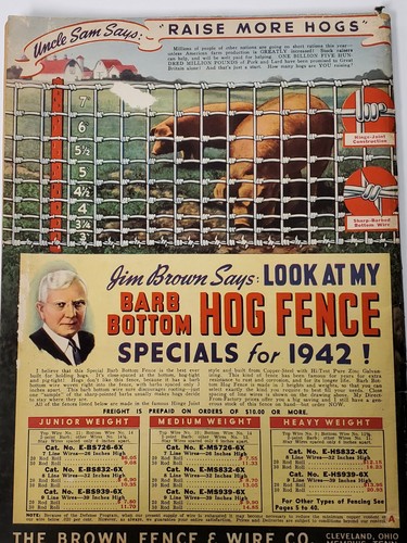 Jim Brown Catalog, 1942, Cleveland, 132 pages/General Purpose/Agriculture - Picture 2 of 6