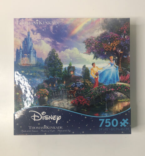 Ceaco Thomas Kinkade Cinderella Disney 750 Piece Jigsaw Puzzle New FAST SHIP - Picture 1 of 2