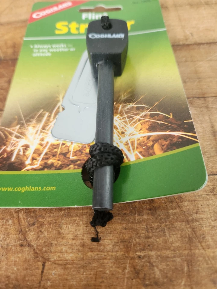 Coghlan’s Flint Striker iniciador de incendios supervivencia al aire libre senderismo camping preparación Foto 2 de 4