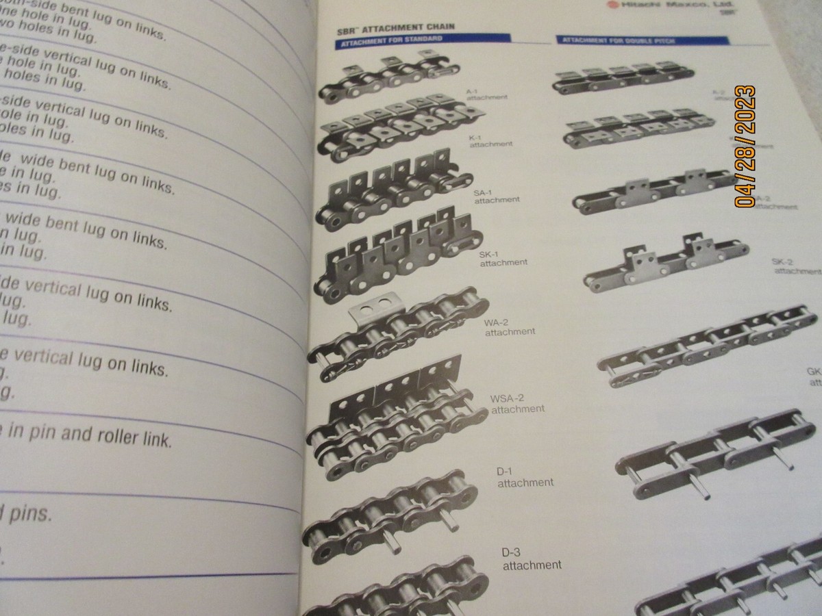 1993 Hitachi Maxco Kaman Industrial Chain Products catalog