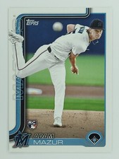 ADAM MAZUR RC Rookie 2025 Topps Miami Marlins #309