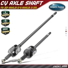 2x Front Left & Right CV Axle Assembly for Jeep Wrangler 07-18 Wrangler JK 2018
