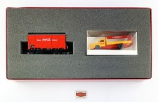 PD179 - LEMKE H0 LC 21030 - VAGÓN CERRADO + CAMIÓN "COCA-COLA"