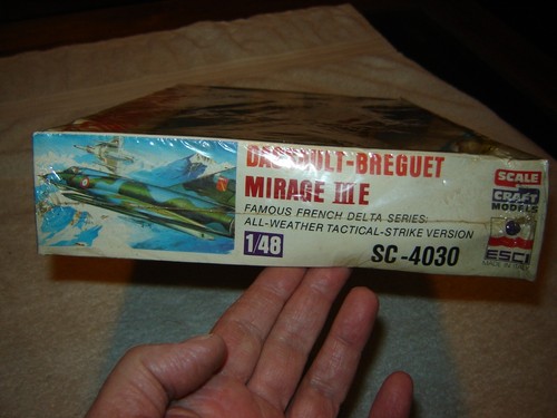 Kit modellino ESCI SC-4430 Dassault Breguet Mirage III E scala 1/48 sigillato in fabbrica - Foto 3 di 8