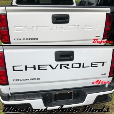 2023 Colorado | Chevrolet Tailgate Lettering | 3-D Urethane | Gloss