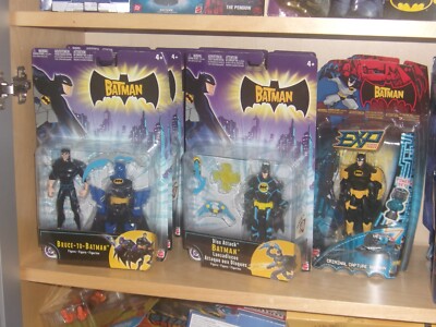 ''The Batman'' Cartoon Action Figures Unopened Mint in Packaging