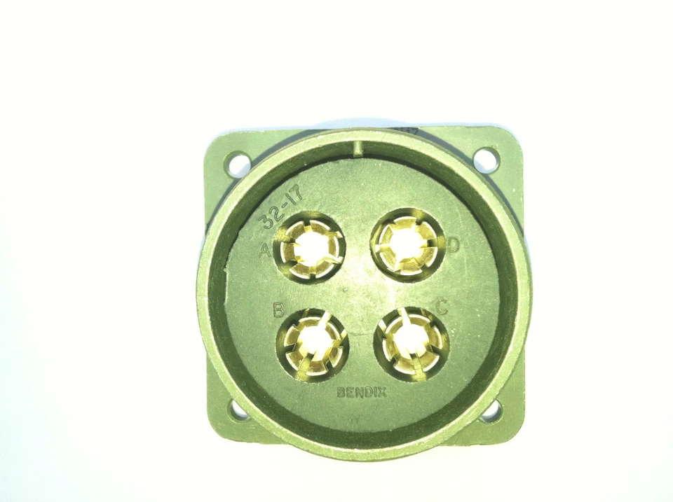 Bendix MS3102R32-17S Mil Spec Circular Connector NSN 5935-00-552-7555 - NOS - Image 3 of 4