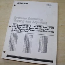 CAT D5M D6R D7R D8R 953C 963C Tractor 572R Electronic Control System Shop Manual